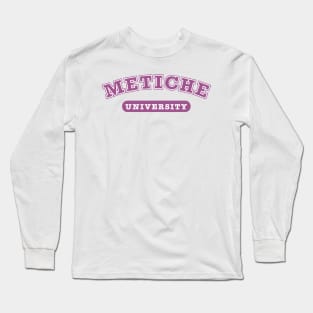 Metiche University - Educated latina - pink design Long Sleeve T-Shirt